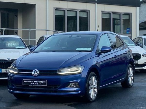Volkswagen Polo Hatchback, Petrol, 2018, Blue