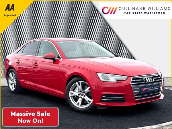 Audi A4 Saloon, Diesel, 2018, Red