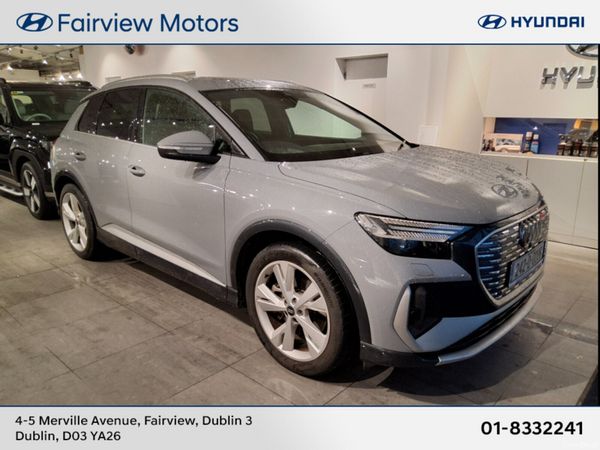 Audi Q4 e-tron SUV, Electric, 2024, Grey