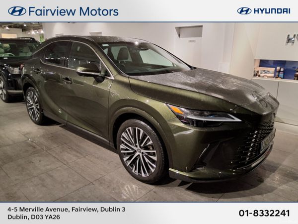 Lexus RX450H+ SUV, Petrol Plug-in Hybrid, 2024, Green