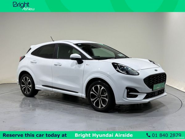 Ford Puma MPV, Petrol Hybrid, 2022, White