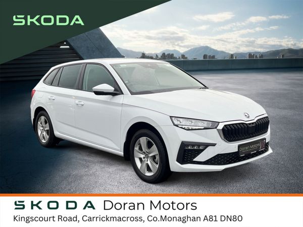 Skoda Scala Hatchback, Petrol, 2025, White