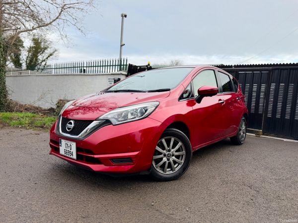 Nissan Note MPV, Petrol, 2017, Red