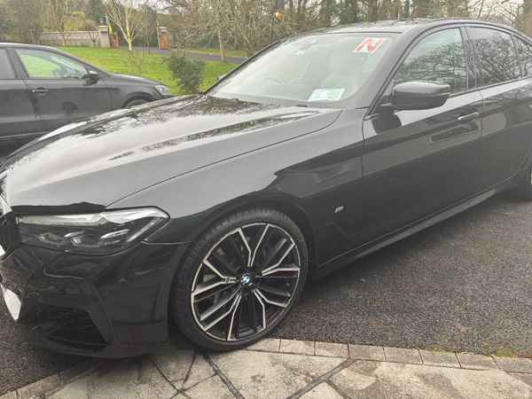 BMW 5-Series Saloon, Diesel, 2021, Black