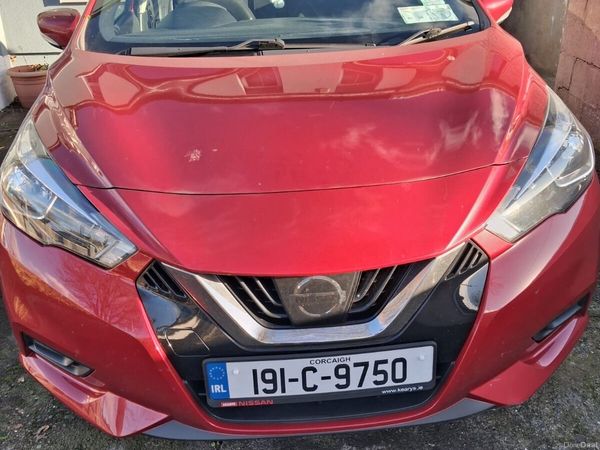 Nissan Micra Hatchback, Petrol, 2019, Red