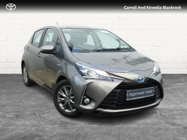Toyota Yaris Hatchback, Petrol Hybrid, 2018, Grey