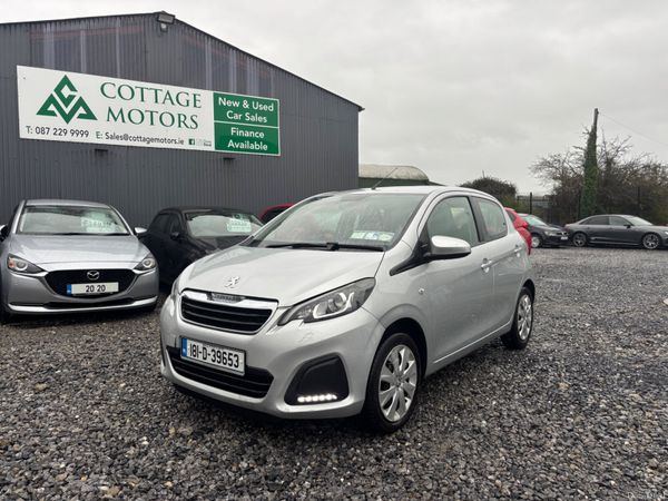 Peugeot 108 Hatchback, Petrol, 2018, Grey