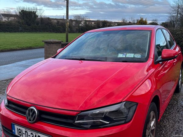 Volkswagen Polo Hatchback, Petrol, 2018, Red