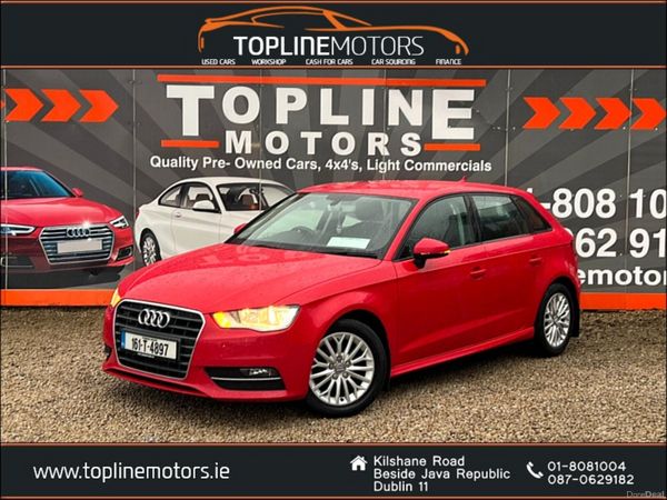 Audi A3 Hatchback, Diesel, 2016, Red