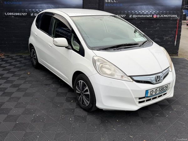 Honda Fit Hatchback, Petrol Hybrid, 2012, White