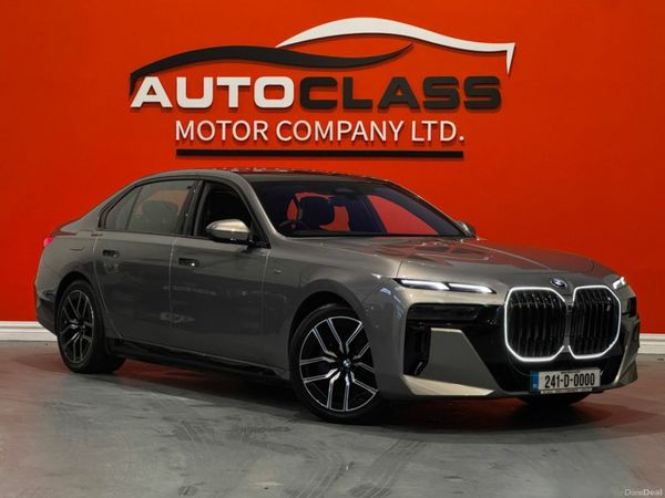BMW i7 Saloon, Electric, 2024, Grey