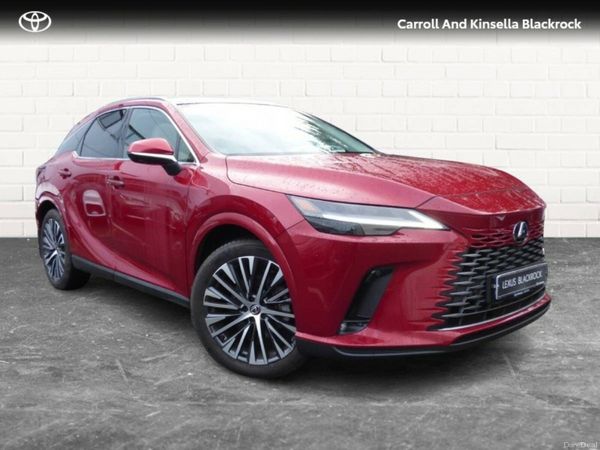 Lexus RX450H+ SUV, Petrol Plug-in Hybrid, 2023, Red