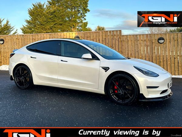 Tesla Model 3 Saloon, Electric, 2020, White