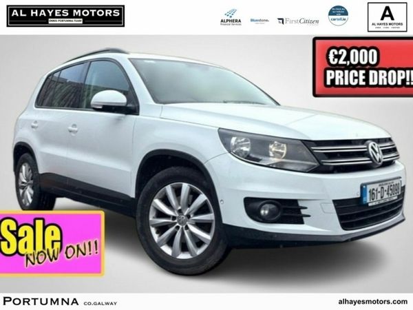 Volkswagen Tiguan SUV, Diesel, 2016, White