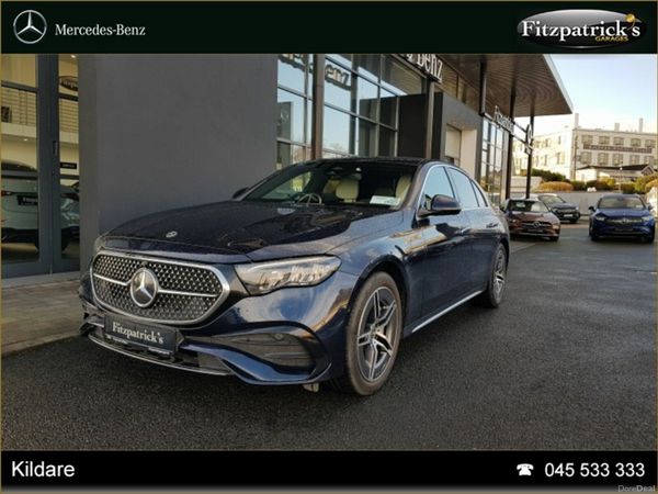 Mercedes-Benz E-Class Saloon, Diesel Plug-in Hybrid, 2025, Blue