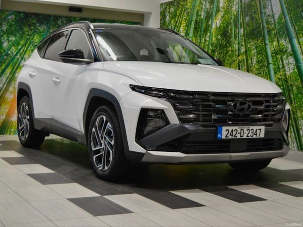 Hyundai Tucson SUV, Petrol Hybrid, 2024, White