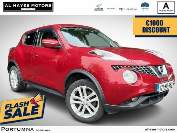 Nissan Juke SUV, Diesel, 2017, Red