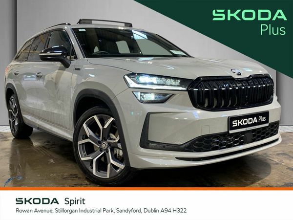 Skoda Kodiaq SUV, Petrol Plug-in Hybrid, 2025, Grey