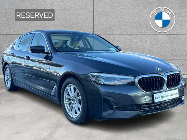BMW 5-Series Saloon, Diesel Hybrid, 2023, Grey