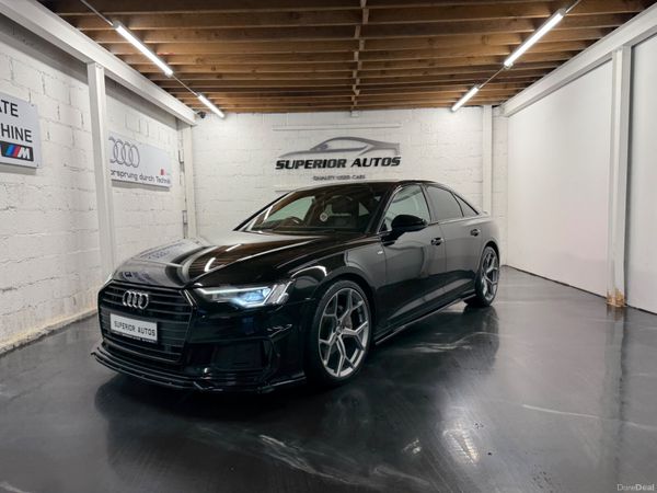 Audi A6 Saloon, Diesel Hybrid, 2021, Black