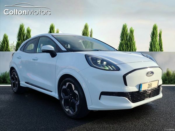 Ford Puma SUV, Electric, 2026, White