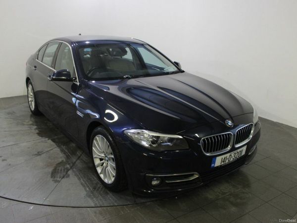 BMW 5-Series Saloon, Diesel, 2014, Blue