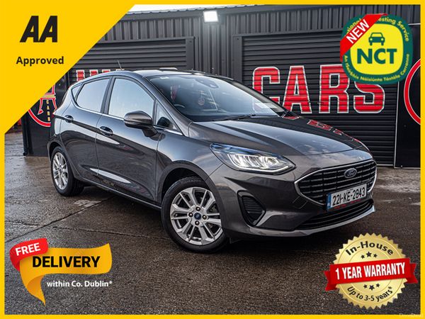 Ford Fiesta Hatchback, Petrol Hybrid, 2022, Grey