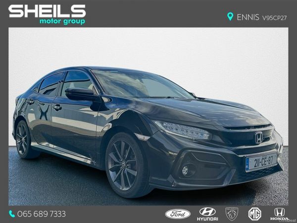 Honda Civic Hatchback, Petrol, 2021, Black