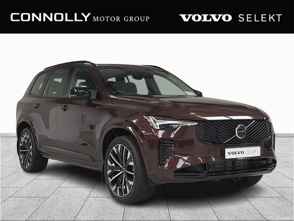 Volvo XC90 SUV, Petrol Plug-in Hybrid, 2025, Red