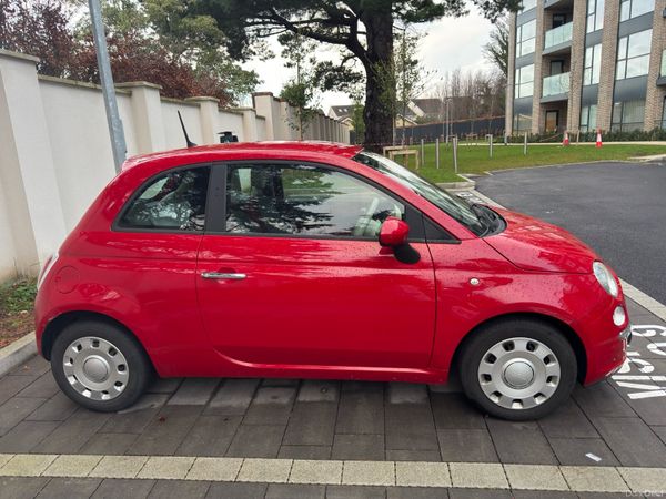Fiat 500 Hatchback, Petrol, 2015, Red