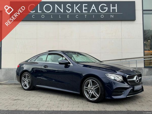 Mercedes-Benz E-Class Coupe, Petrol, 2018, Blue