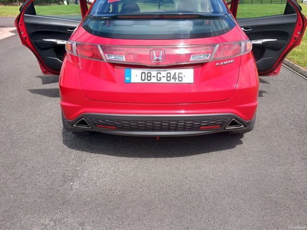 Honda Civic Hatchback, Petrol, 2008, Red