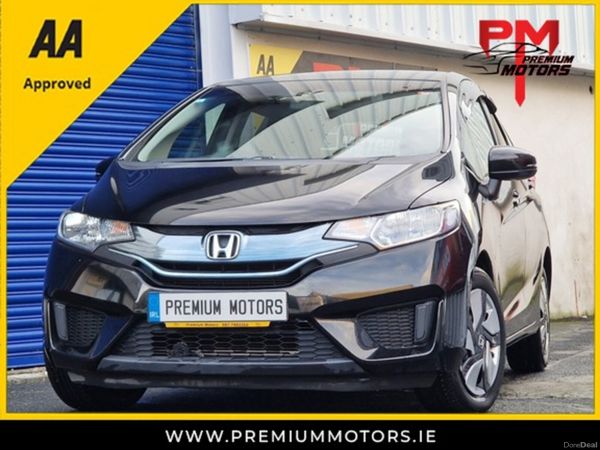 Honda Fit Hatchback, Petrol Hybrid, 2015, Black