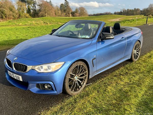 BMW 4-Series Convertible, Diesel, 2014, Blue