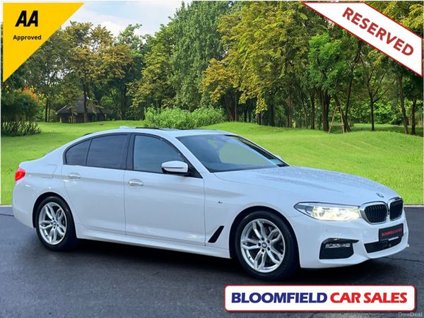 BMW 5-Series Saloon, Diesel, 2017, White