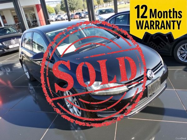 Volkswagen Golf Hatchback, Petrol, 2017, Black