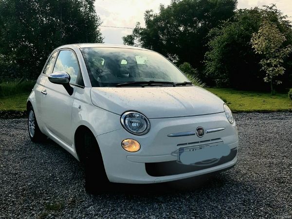 Fiat 500 Hatchback, Petrol, 2014, White