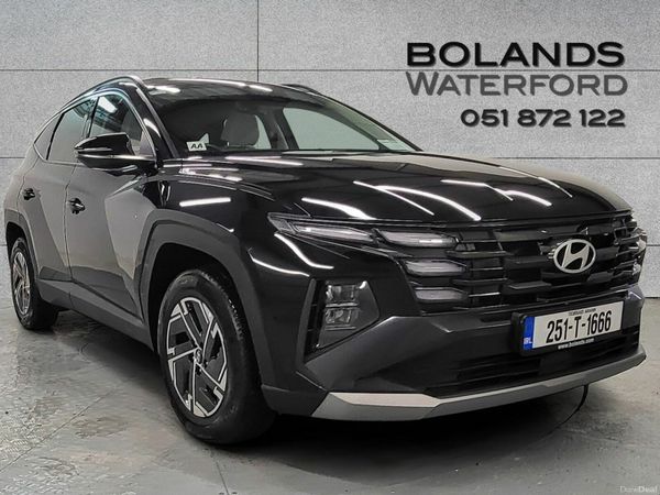 Hyundai Tucson SUV, Petrol Hybrid, 2025, Black