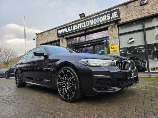 BMW 5-Series Saloon, Petrol Plug-in Hybrid, 2023, Black