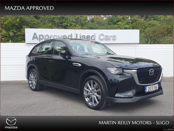 Mazda CX-60 SUV, Petrol Plug-in Hybrid, 2025, Black