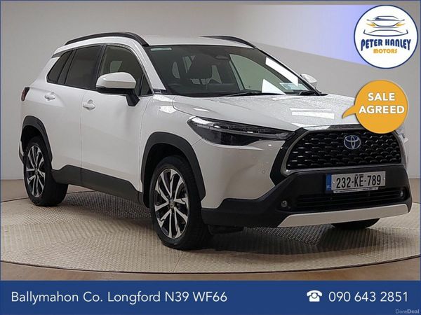 Toyota Corolla Cross Hatchback, Petrol Hybrid, 2023, White