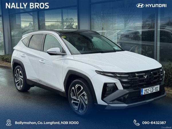 Hyundai Tucson MPV, Petrol Plug-in Hybrid, 2025, White