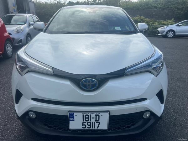 Toyota C-HR Hatchback, Petrol Hybrid, 2018, White