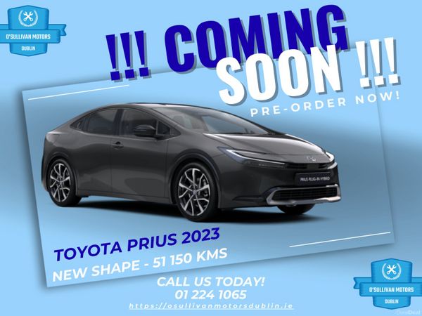 Toyota Prius Hatchback, Petrol Hybrid, 2023, Black