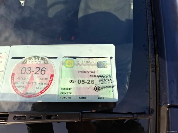 Toyota Yaris Hatchback, Petrol, 2005, Blue