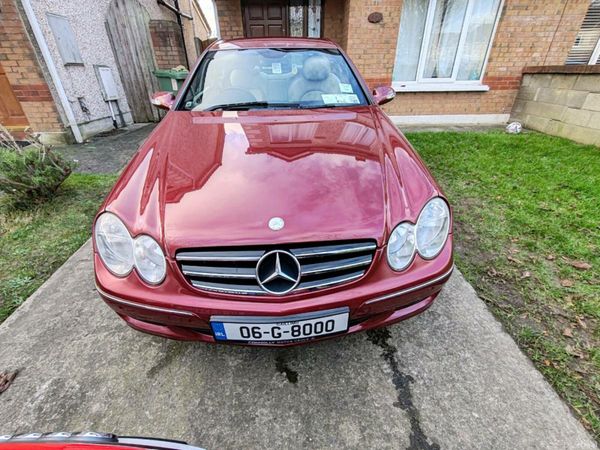 Mercedes-Benz CLK Coupe, Petrol, 2006, Red