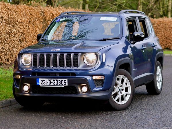 Jeep Renegade SUV, Petrol Hybrid, 2023, Blue