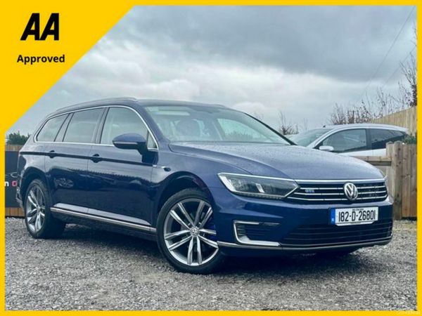 Volkswagen Passat Estate, Petrol Plug-in Hybrid, 2018, Blue