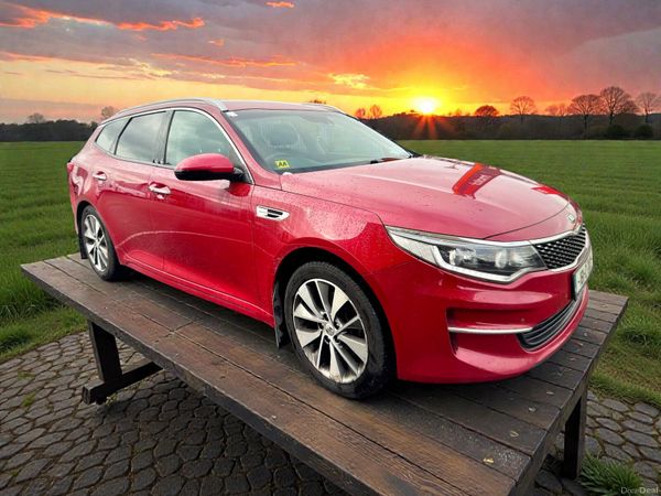 Kia Optima Estate/Jeep, Diesel, 2018, Red