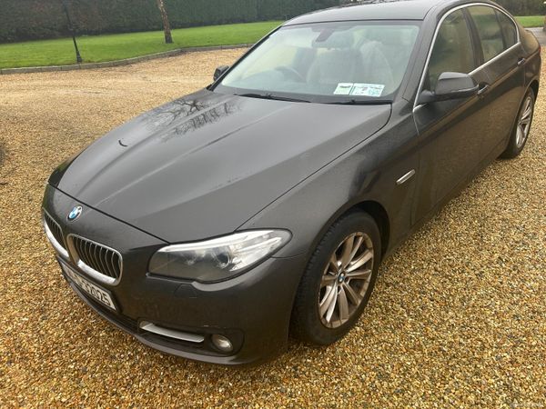 BMW 5-Series Saloon, Diesel, 2014, Brown